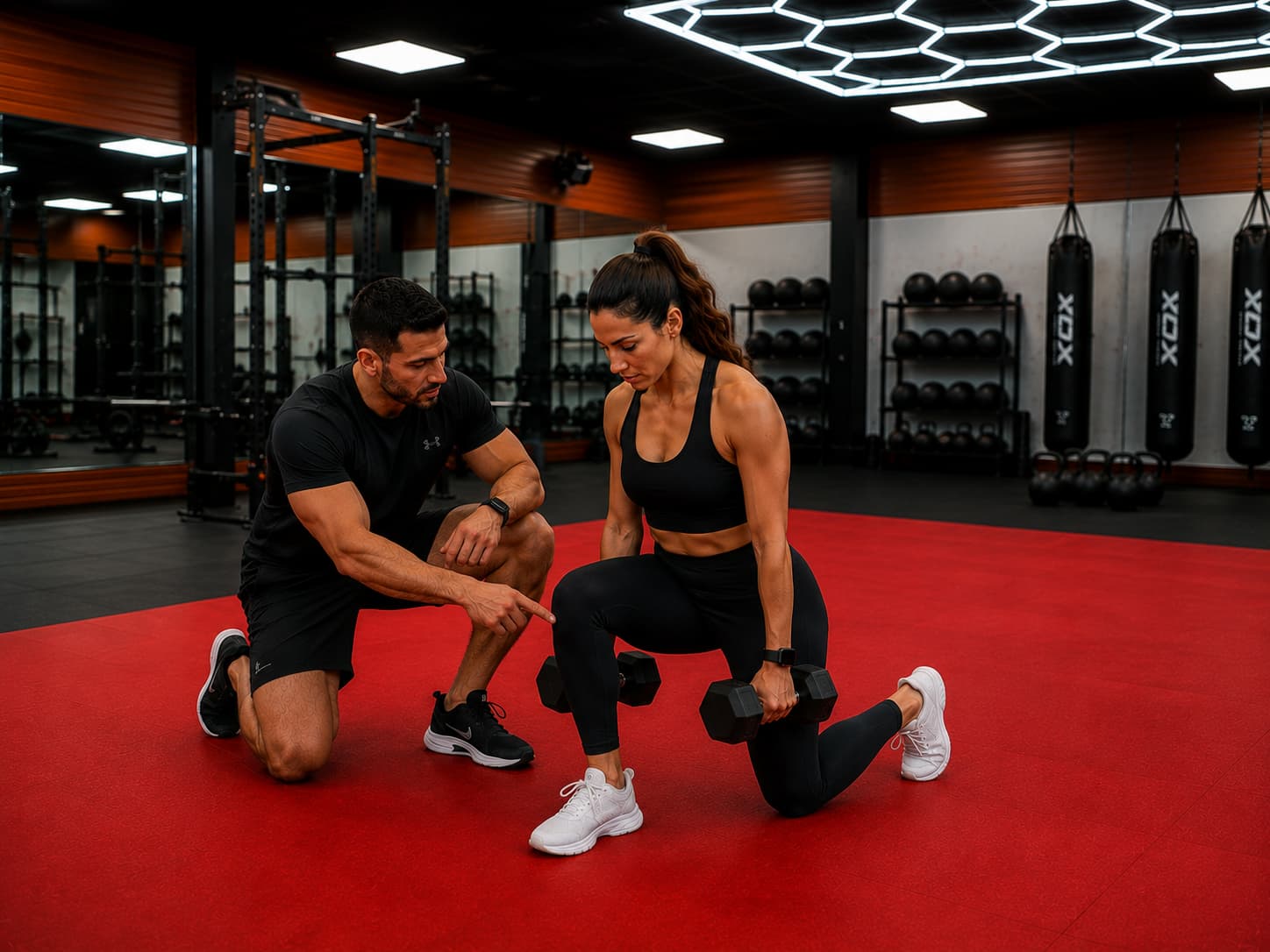Programme d'entraînement personnalisé avec un instructeur